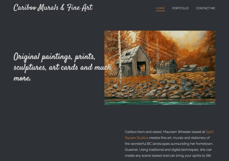 Cariboo Murals Website thumbnail